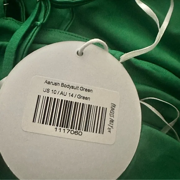 Princess Polly Vibrant Green Bodysuit 10 - Picture 3 of 3